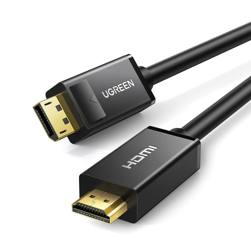 Kabel DisplayPort - HDMI Ugreen DP101 4K 3 m - černý