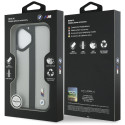 BMW pouzdro M Perforated Stripe Logo MagSafe pro iPhone 17 – šedé