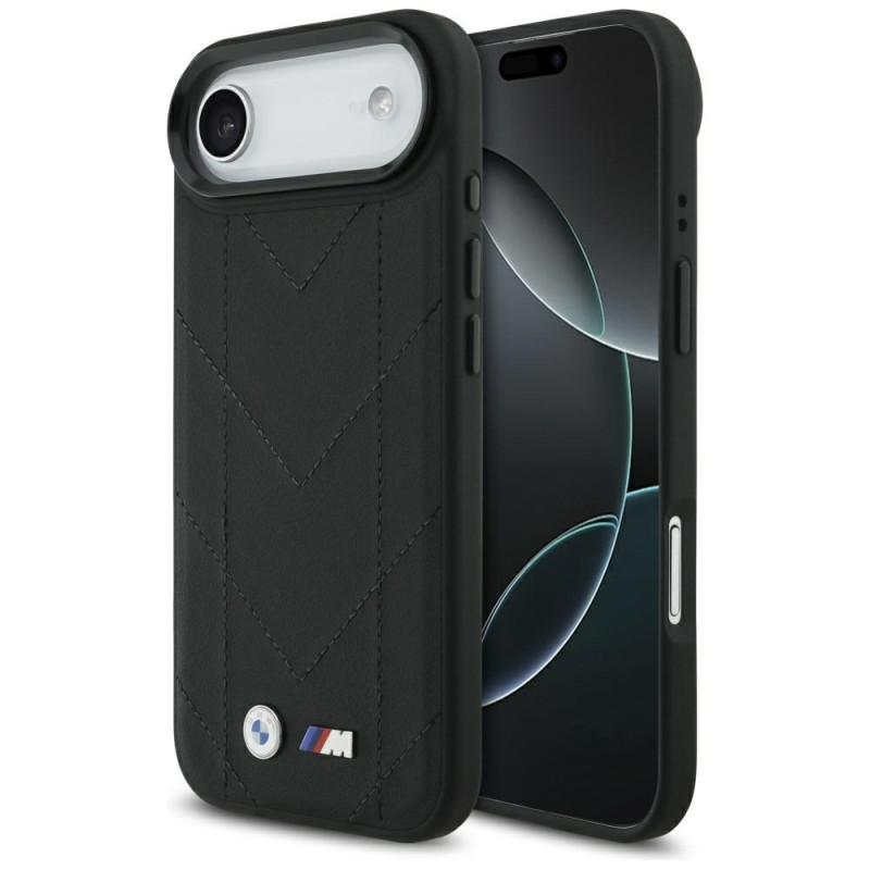 BMW M Quilted Logo MagSafe kryt pro iPhone 17 Air – černý