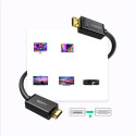 Kabel DisplayPort - HDMI Ugreen DP101 4K 3 m - černý