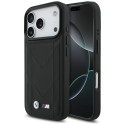 BMW pouzdro M Quilted Logo MagSafe pro iPhone 17 Pro – černé