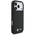 BMW pouzdro M Quilted Logo MagSafe pro iPhone 17 Pro – černé
