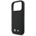 BMW pouzdro M Quilted Logo MagSafe pro iPhone 17 Pro – černé