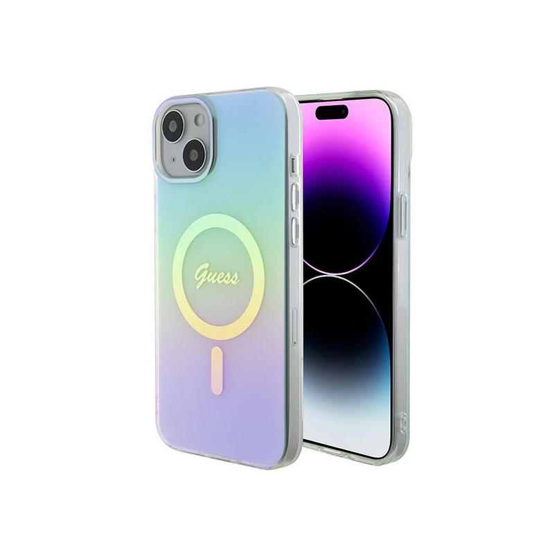 Kryt Guess GUHMP15MHITSQ pro iPhone 15 Plus - tyrkysový/tyrkysový