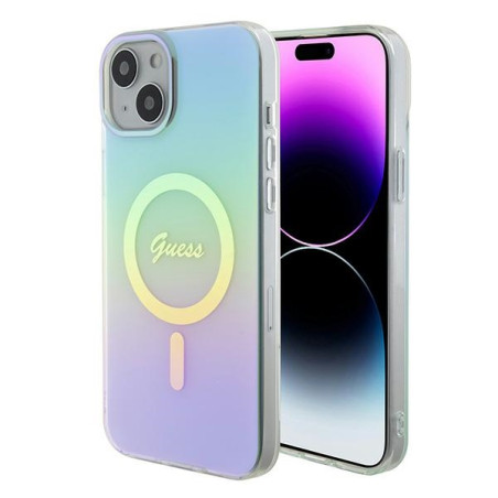 Kryt Guess GUHMP15MHITSQ pro iPhone 15 Plus - tyrkysový
