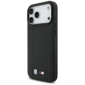 BMW pouzdro M Quilted Logo MagSafe pro iPhone 17 Pro Max – černé
