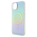 Kryt Guess GUHMP15MHITSQ pro iPhone 15 Plus - tyrkysový