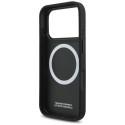 BMW kožené pouzdro M Shape Logo MagSafe pro iPhone 17 Pro – černé
