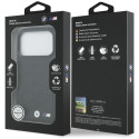 BMW kožené pouzdro M Shape Logo MagSafe pro iPhone 17 Pro – černé