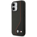 BMW pouzdro M Carbon Line & Logo MagSafe pro iPhone 17 – červené