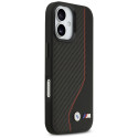 BMW pouzdro M Carbon Line & Logo MagSafe pro iPhone 17 – červené