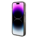 Kryt Karl Lagerfeld IKONIK Liquid Glitter iPhone 15 Pro – transparen