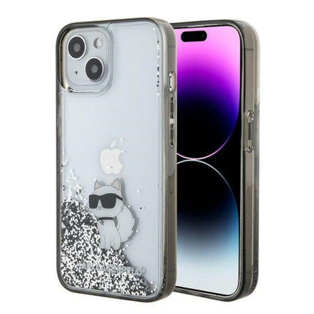 Kryt Karl Lagerfeld LIQUID GLITTER Choupette iPhone 15