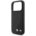 BMW MagSafe pouzdro M Carbon Line & Logo pro iPhone 17 Pro – červené