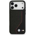 BMW pouzdro M Carbon Line a Logo MagSafe pro iPhone 17 Pro Max – červené