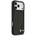 BMW pouzdro M Carbon Line a Logo MagSafe pro iPhone 17 Pro Max – červené