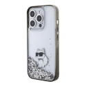 Kryt Karl Lagerfeld CHOUPETTE Liquid Glitter pro iPhone 15 Pro Max