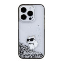 Kryt Karl Lagerfeld CHOUPETTE Liquid Glitter pro iPhone 15 Pro Max