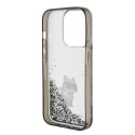Kryt Karl Lagerfeld CHOUPETTE Liquid Glitter pro iPhone 15 Pro Max