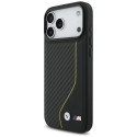 BMW pouzdro M Carbon Line & Logo MagSafe pro iPhone 17 Pro Max – žluté