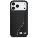 BMW pouzdro M Carbon Line & Logo MagSafe pro iPhone 17 Pro Max – žluté