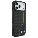 BMW pouzdro M Carbon Line & Logo MagSafe pro iPhone 17 Pro Max – žluté