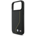 BMW pouzdro M Carbon Line & Logo MagSafe pro iPhone 17 Pro Max – žluté