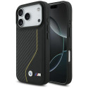 BMW pouzdro M Carbon Line & Logo MagSafe pro iPhone 17 Pro – žluté