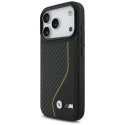 BMW pouzdro M Carbon Line & Logo MagSafe pro iPhone 17 Pro – žluté
