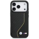 BMW pouzdro M Carbon Line & Logo MagSafe pro iPhone 17 Pro – žluté
