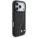 BMW pouzdro M Carbon Line & Logo MagSafe pro iPhone 17 Pro – žluté