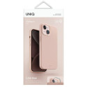 Pouzdro UNIQ Lino HUE Magclick pro iPhone 15 - růžové