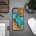 Kryt Bewood UNIQUE Turquoise pro iPhone 15 Plus