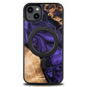 Kryt Bewood UNIQUE VIOLET pro iPhone 15 Plus - purple a black