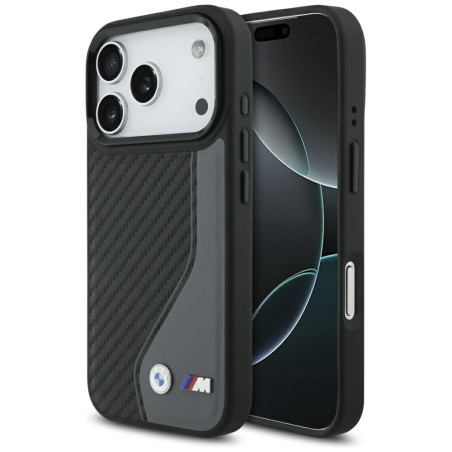 BMW pouzdro M Carbon Logo MagSafe pro iPhone 17 Pro – grafitové