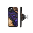 Kryt Bewood UNIQUE VIOLET pro iPhone 15 Plus - purple a black