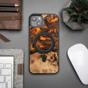 Kryt Bewood UNIQUE Orange pro iPhone 15 Plus – orange/černá