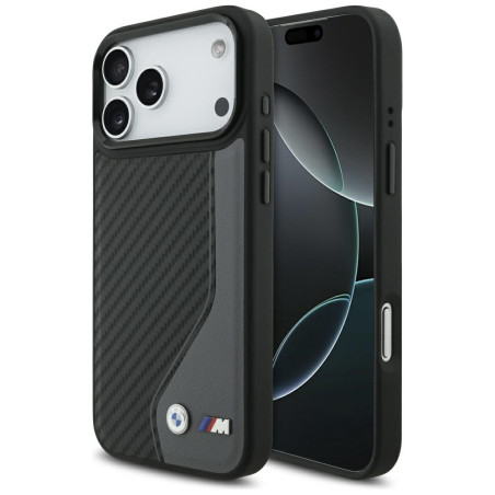BMW pouzdro M Carbon Logo MagSafe pro iPhone 17 Pro Max – grafitové