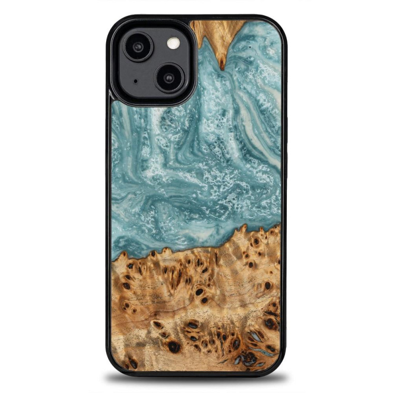 Kryt Bewood UNIQUE URANIUM pro iPhone 15 Plus - modrá/bílá