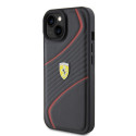 Kryt Ferrari FEHCP15SPTWK pro iPhone 15 – černý
