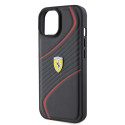 Kryt Ferrari FEHCP15SPTWK pro iPhone 15 – černý