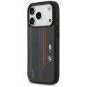 BMW pouzdro M Kevlar Lines & Logo MagSafe pro iPhone 17 Pro – černé