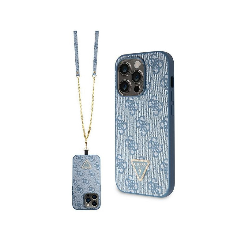 Kryt Guess GUHCP14XP4TDSCPB pro iPhone 14 Pro Max - modrá/blue