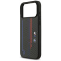 BMW MagSafe pouzdro M Kevlar Lines & Logo pro iPhone 17 Pro Max – černé