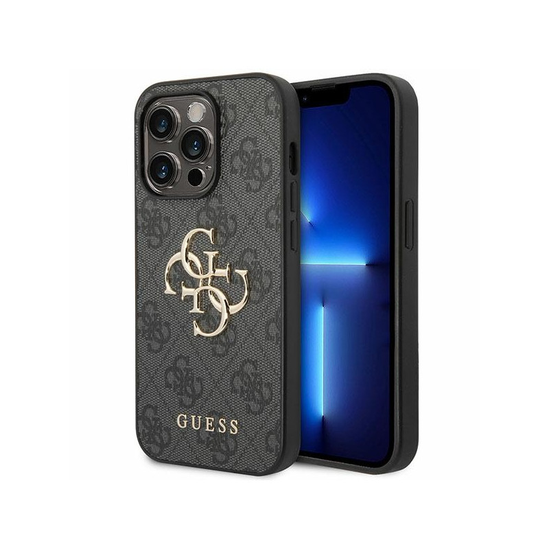 Kryt Guess GUHCP15L4GMGGR pro iPhone 15 Pro - šedá/šedá
