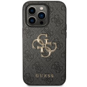 Kryt Guess GUHCP15L4GMGGR pro iPhone 15 Pro – šedá