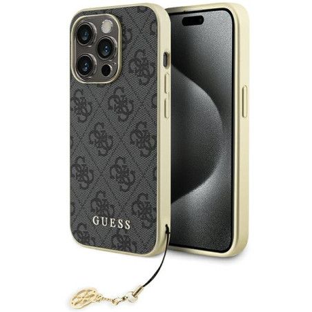 Kryt Guess GUHCP15LGF4GGR iPhone 15 Pro - šedá