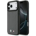 BMW pouzdro M Quilted Logo MagSafe pro iPhone 17 Pro Max – grafitové
