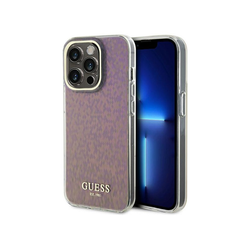 Kryt GUESS GUHCP15LHDECMP pro iPhone 15 Pro - růžová/pink