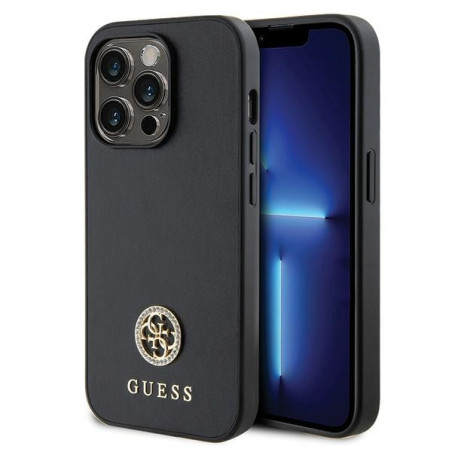 Kryt Guess GUHCP15LPS4DGPK pro iPhone 15 Pro black/black
